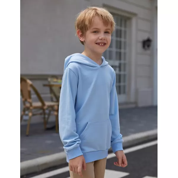 Arshiner Unisex Kids Soft Pullover Hooded Sweatshirt with Pocket Basic Hoodies Sportswear Age 4-13 Years