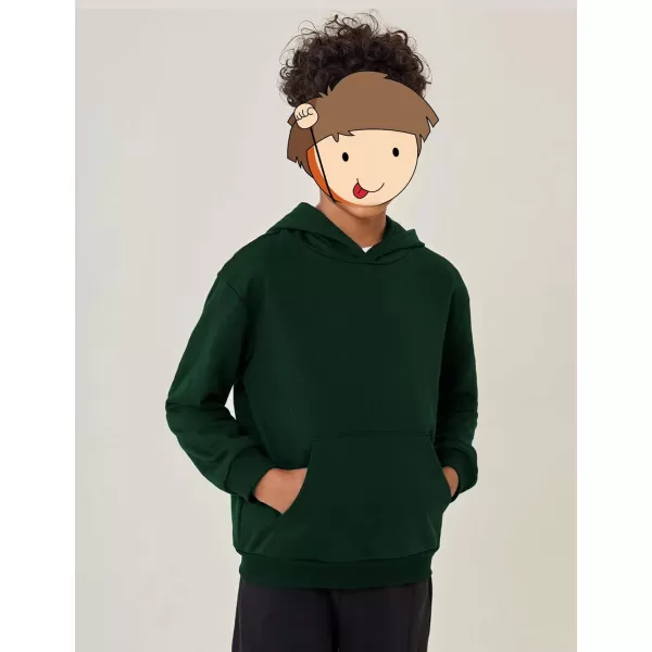 Arshiner Unisex Kids Soft Pullover Hooded Sweatshirt with Pocket Basic Hoodies Sportswear Age 4-13 Years
