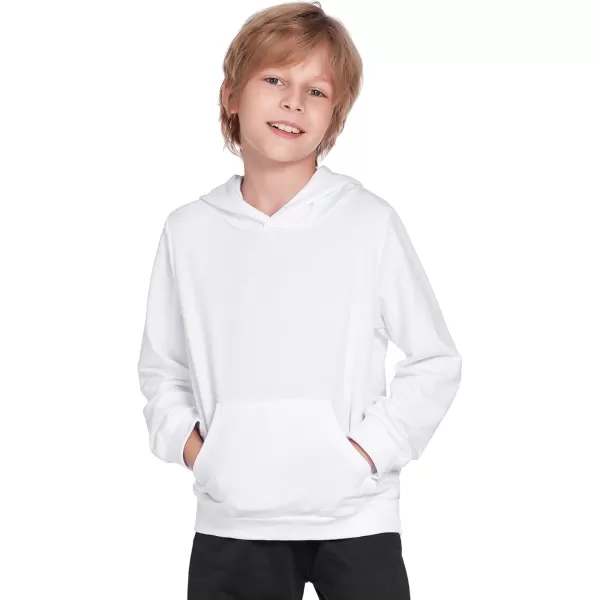 Arshiner Unisex Kids Soft Pullover Hooded Sweatshirt with Pocket Basic Hoodies Sportswear Age 4-13 Years