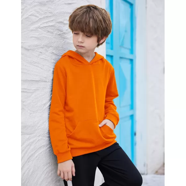 Arshiner Unisex Kids Soft Pullover Hooded Sweatshirt with Pocket Basic Hoodies Sportswear Age 4-13 Years