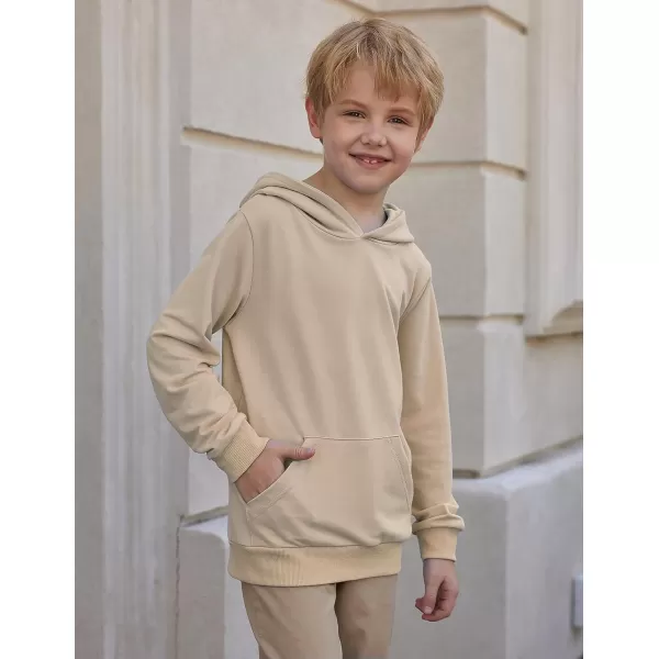 Arshiner Unisex Kids Soft Pullover Hooded Sweatshirt with Pocket Basic Hoodies Sportswear Age 4-13 Years
