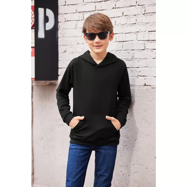 Arshiner Unisex Kids Soft Pullover Hooded Sweatshirt with Pocket Basic Hoodies Sportswear Age 4-13 Years