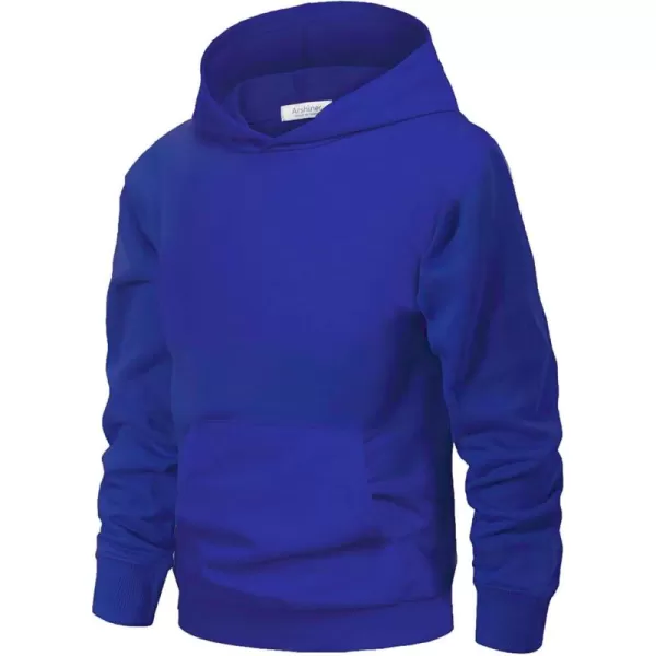 Arshiner Unisex Kids Soft Pullover Hooded Sweatshirt with Pocket Basic Hoodies Sportswear Age 4-13 Years