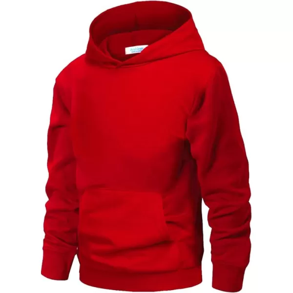 Arshiner Unisex Kids Soft Pullover Hooded Sweatshirt with Pocket Basic Hoodies Sportswear Age 4-13 Years