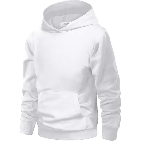 Arshiner Unisex Kids Soft Pullover Hooded Sweatshirt with Pocket Basic Hoodies Sportswear Age 4-13 Years