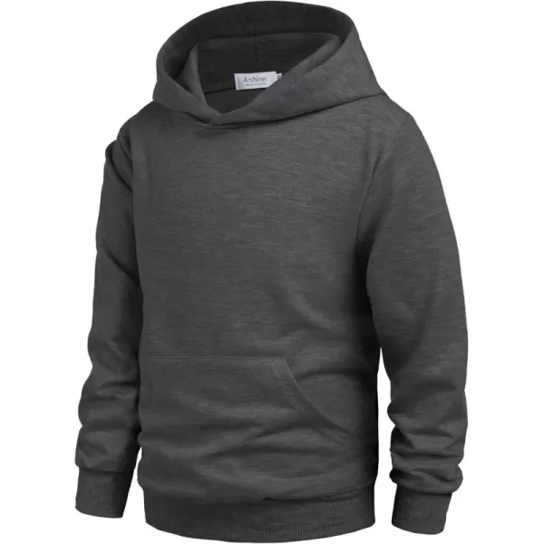 Arshiner Unisex Kids Soft Pullover Hooded Sweatshirt with Pocket Basic Hoodies Sportswear Age 4-13 Years
