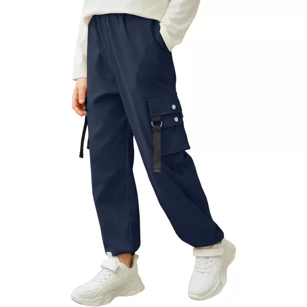 Arshiner Boys Cargo Pants Casual Lightweight Joggers Pant Elastic Waist Youth Kids Athletic Running Sweatpants with Pockets
