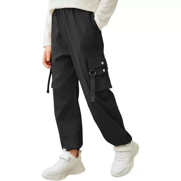 Arshiner Boys Cargo Pants Casual Lightweight Joggers Pant Elastic Waist Youth Kids Athletic Running Sweatpants with Pockets