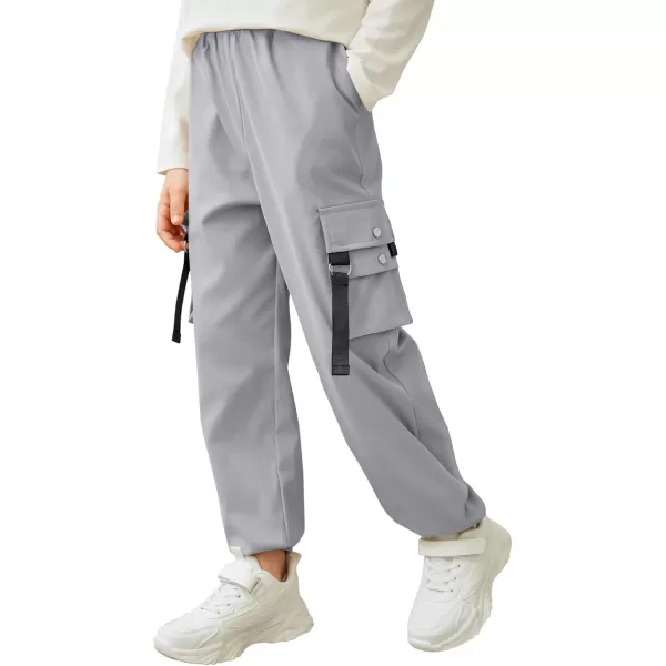 Arshiner Boys Cargo Pants Casual Lightweight Joggers Pant Elastic Waist Youth Kids Athletic Running Sweatpants with Pockets