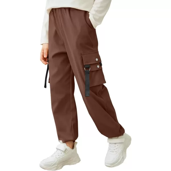 Arshiner Boys Cargo Pants Casual Lightweight Joggers Pant Elastic Waist Youth Kids Athletic Running Sweatpants with Pockets