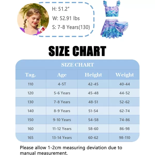 Arshiner Girls Swimsuits 3Pcs Ruffles Bathing Suits Summer Floral Printing Beach Surf Tankini Swimwear Set