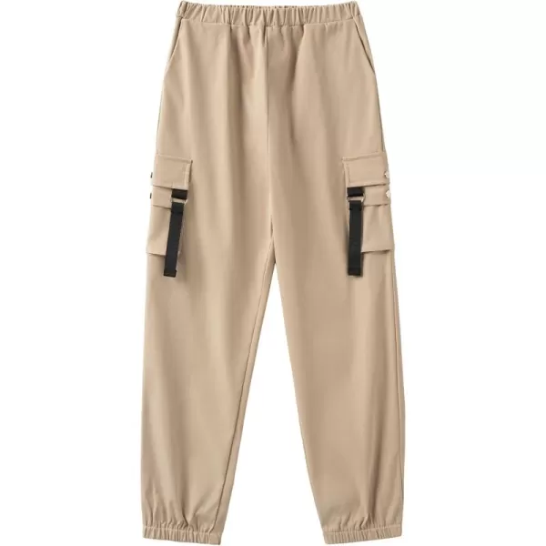 Arshiner Boys Cargo Pants Casual Lightweight Joggers Pant Elastic Waist Youth Kids Athletic Running Sweatpants with Pockets