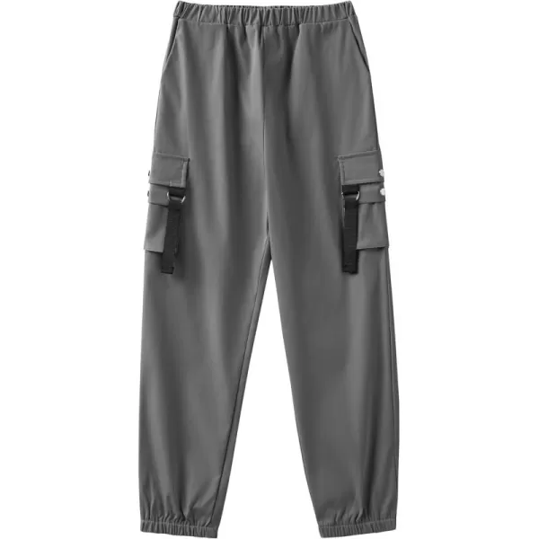 Arshiner Boys Cargo Pants Casual Lightweight Joggers Pant Elastic Waist Youth Kids Athletic Running Sweatpants with Pockets