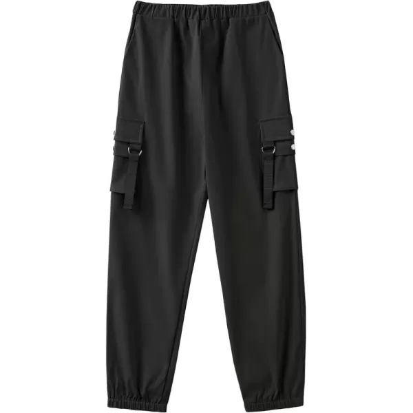 Arshiner Boys Cargo Pants Casual Lightweight Joggers Pant Elastic Waist Youth Kids Athletic Running Sweatpants with Pockets