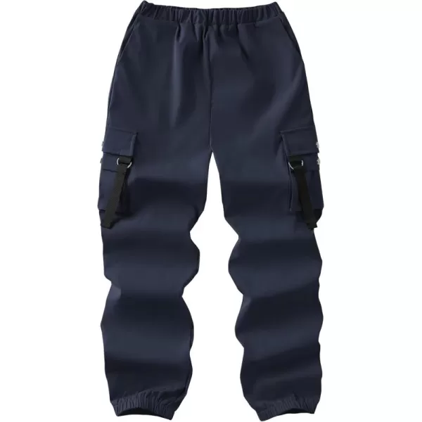 Arshiner Boys Cargo Pants Casual Lightweight Joggers Pant Elastic Waist Youth Kids Athletic Running Sweatpants with Pockets