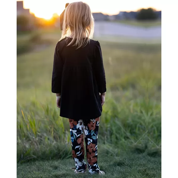 Arshiner Little Girls Outfits Cute Clothing Sets Long Sleeve 2pcs Pants Sets with Pockets
