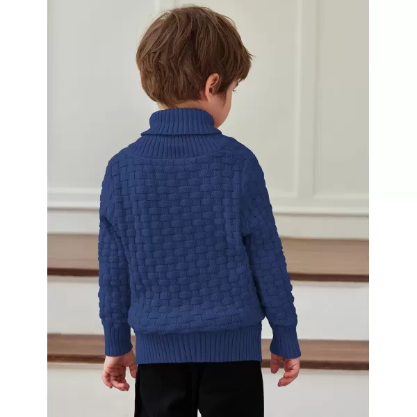 Arshiner Boys Crewneck Long Sleeve Textured Ribbed Edge Pullover Sweaters Button Up Knitted Sweater Tops