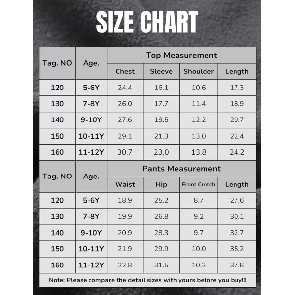 Arshienr Boys Thermal Underwear Set 2-Piece Base Layer Fleece Lined Long Johns Top Bottom Warm Set for Cold Weather