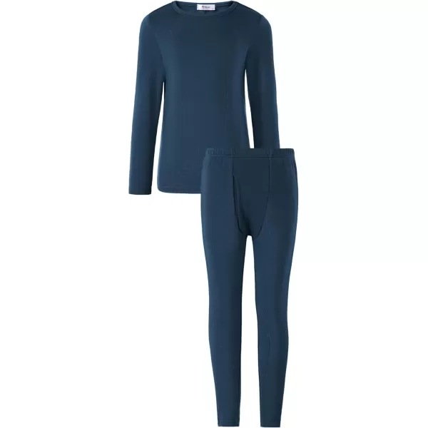 Arshienr Boys Thermal Underwear Set 2-Piece Base Layer Fleece Lined Long Johns Top Bottom Warm Set for Cold Weather