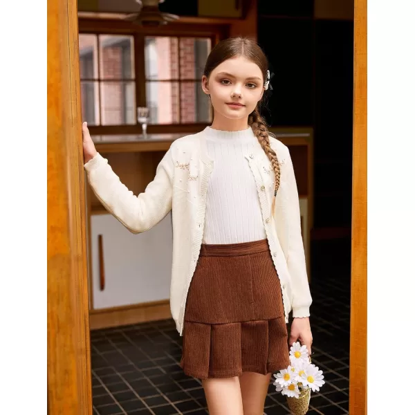 Arshiner Girls Shirts Half Turtleneck Long Sleeve Tops Casual Knitted Slim Fit Pullover Blouse Tee