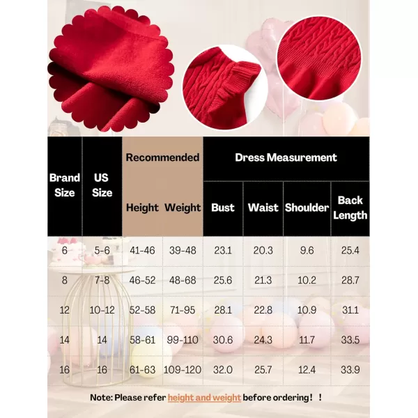 Arshiner Girls Sweater Dress Fall Winter Lantern Long Sleeve Cable Knit Pullover Midi Dresses
