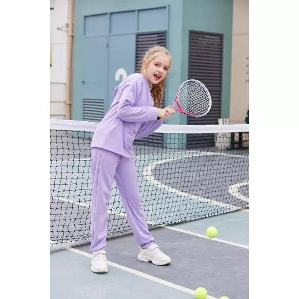 Arshiner Girl's 2 Piece Tie-dye Pullover Hooded Sweatshirt Set Sweatsuits and Sweatpants