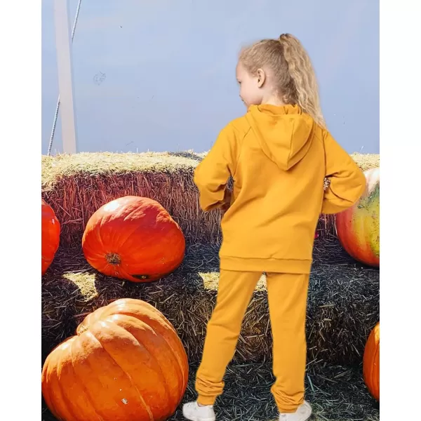 Arshiner Girl's 2 Piece Tie-dye Pullover Hooded Sweatshirt Set Sweatsuits and Sweatpants