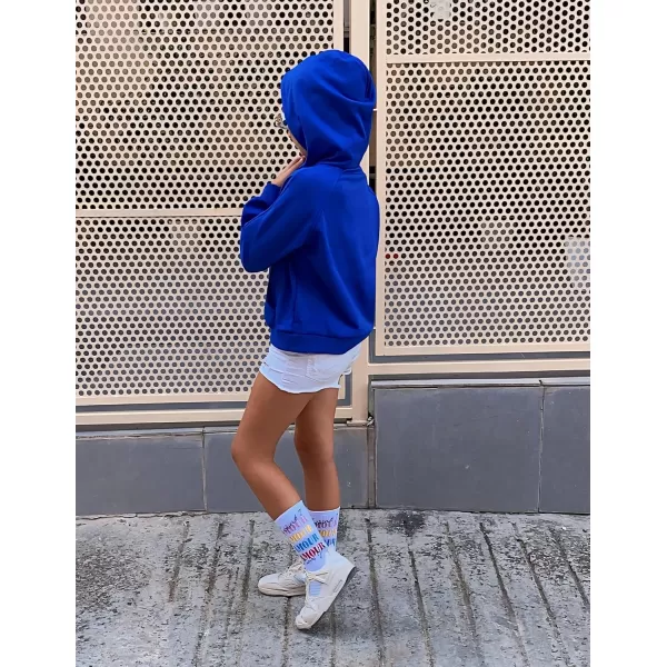 Arshiner Girls Half Zip Sweatshirt Fleece Pullover Hoodie Long Sleeve Fall Winter Tops Clothes Thumb Hole