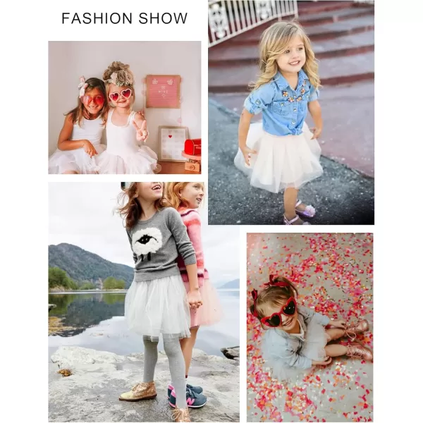Arshiner Toddler Tutu Dress Little Girls Fluffy Summer Dresses Casual Party Tulle Sundress for Kids 2-6Y