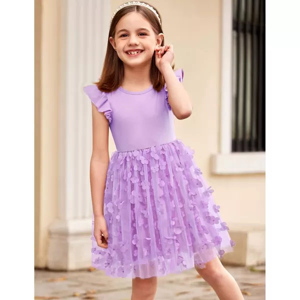 Arshiner Toddler Tutu Dress Little Girls Fluffy Summer Dresses Casual Party Tulle Sundress for Kids 2-6Y