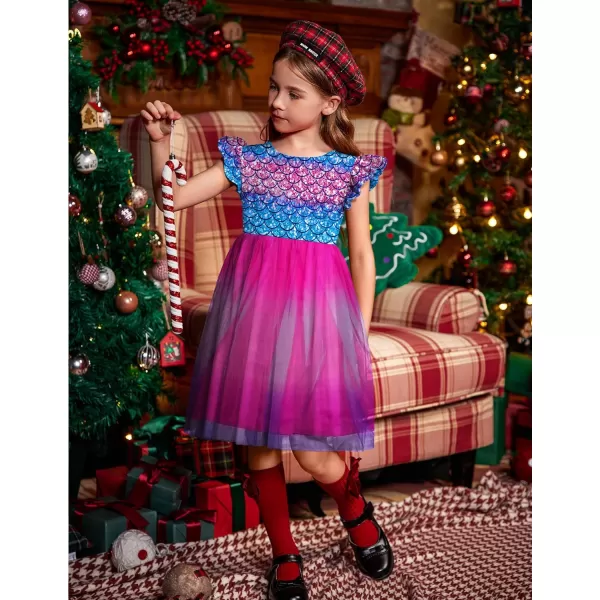Arshiner Toddler Tutu Dress Little Girls Fluffy Summer Dresses Casual Party Tulle Sundress for Kids 2-6Y