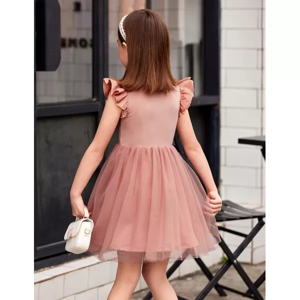 Arshiner Toddler Tutu Dress Little Girls Fluffy Summer Dresses Casual Party Tulle Sundress for Kids 2-6Y