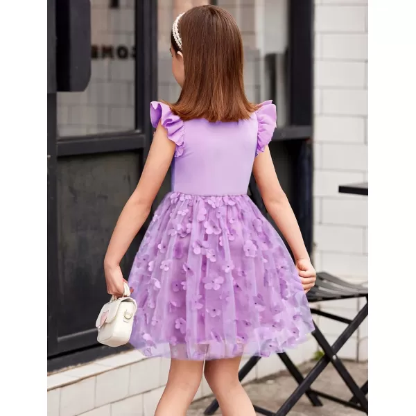 Arshiner Toddler Tutu Dress Little Girls Fluffy Summer Dresses Casual Party Tulle Sundress for Kids 2-6Y