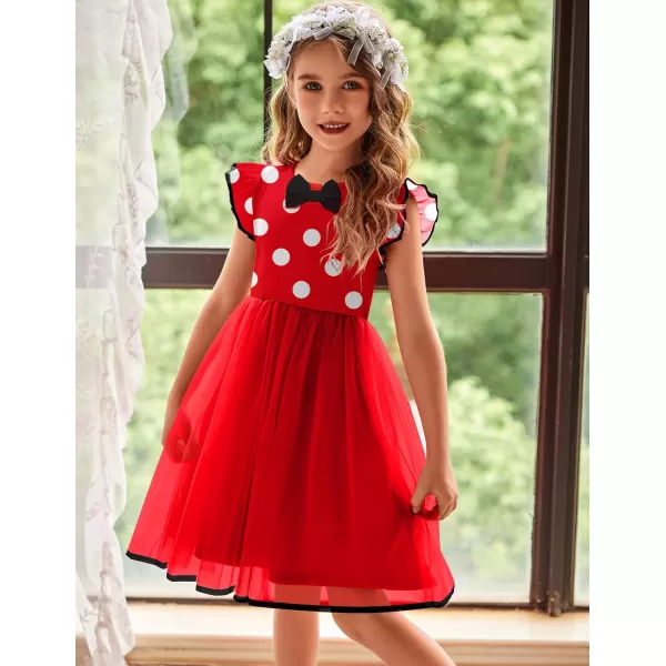 Arshiner Toddler Tutu Dress Little Girls Fluffy Summer Dresses Casual Party Tulle Sundress for Kids 2-6Y