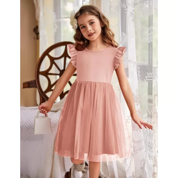 Arshiner Toddler Tutu Dress Little Girls Fluffy Summer Dresses Casual Party Tulle Sundress for Kids 2-6Y