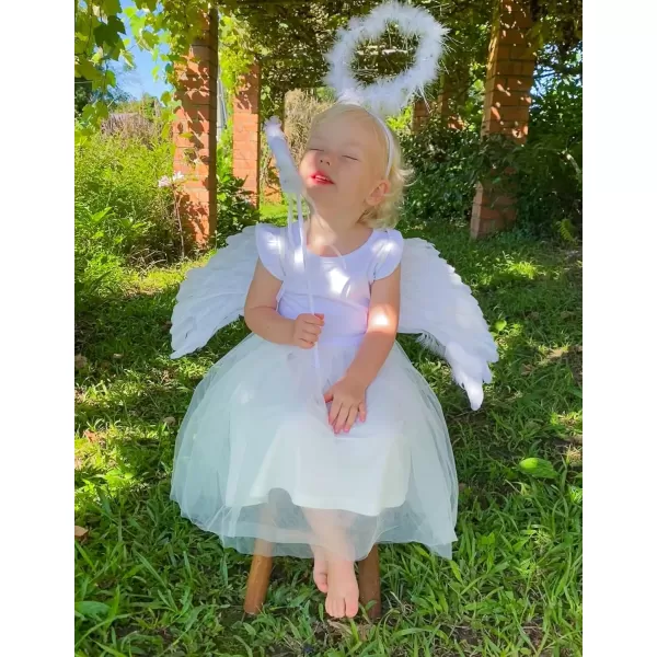 Arshiner Toddler Tutu Dress Little Girls Fluffy Summer Dresses Casual Party Tulle Sundress for Kids 2-6Y