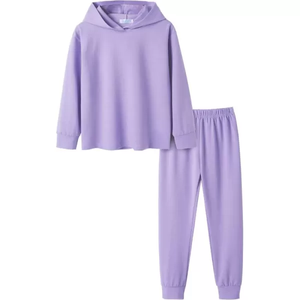 Arshiner Girl's 2 Piece Tie-dye Pullover Hooded Sweatshirt Set Sweatsuits and Sweatpants
