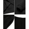 imageArshiner 2 Piece Outfit Boys Pullover Hoodies Sweatshirt Suit For Kids Tracksuit SetBlack