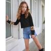 imageArshiner Girls Crewneck Sweatshirt Long Sleeve Pullover Tops Drop Shoulder Sweatshirts Side Split for 514 YearsLeopard Patchwork Sleeve