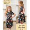 imageArshiner Girls Dress Kids Holiday Casual Long Sleeve High Low Swing Midi DressesPat11