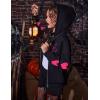 imageArshiner Girls Zip Up Hoodies Teen Fleece FullZip Sweatshirts Jacket Casual Fall Hoodie with PocketBlackcobweb