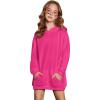 imageArshiner Girls Hoodies Kids Long Pullover Hooded Sweatshirt with Kangaroo PocketHot Pink