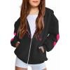 imageArshiner Girls Zip Up Hoodies Teen Fleece FullZip Sweatshirts Jacket Casual Fall Hoodie with PocketBlackcobweb