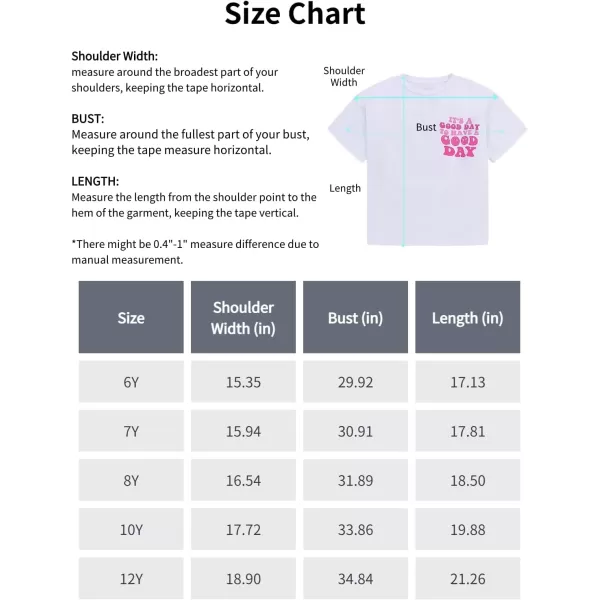 Mebius Girls Toddler Graphic Tees T Shirts Letter Print Summer Casual Short Sleeve Crewneck Preppy Cute Top 3T12YSet 1regular