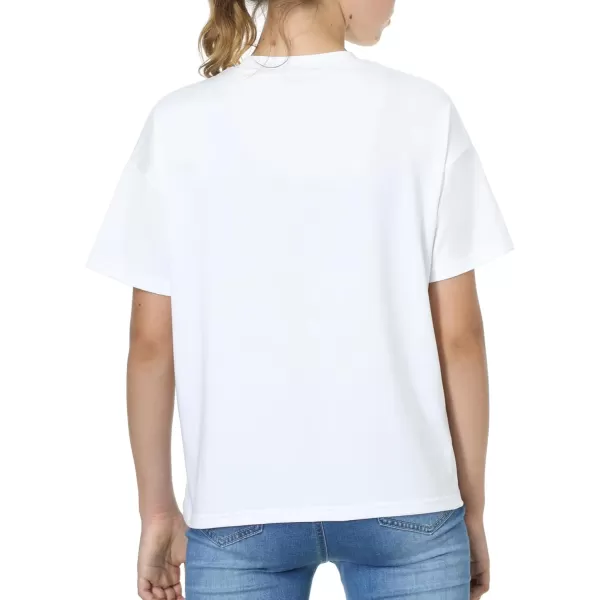 Mebius Girls Toddler Graphic Tees T Shirts Letter Print Summer Casual Short Sleeve Crewneck Preppy Cute Top 3T12YSet 2regular