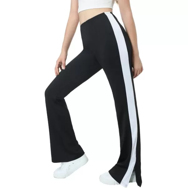 Mebius Girls Cargo Pants Parachute Hiking Joggers Hip Hop Dance with Pockets Baggy Trousers for Kids 814YBblack