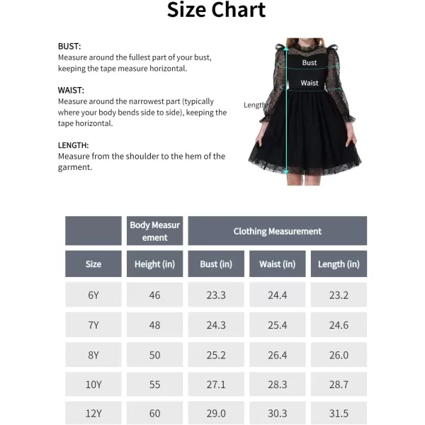 Mebius Girls Mesh Puff Sleeve Sweetheart Neck High Waist Flowy A Line Dress Party Special Occasion 612YBlack Dotl