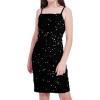 imageMebius Girls Bodycon Sparkly Dress Spaghetti Strap Sequin Party Dance Tight Sleeveless Short Pencil Dresses 814YVelvet Sequin Black