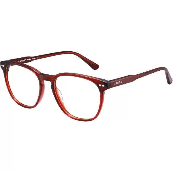 CARFIA Blue Light Glasses for Women Lightweight Cute Computer Gaming Glasses Blue Light Blocker Revo LensesA2 Red Frame Antiblue Lens