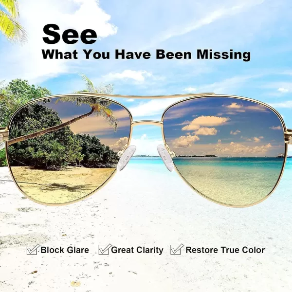 CARFIA Polarized Sunglasses for Women UV Protection Acetate Arms Metal Frame Womans Shades CA32161 Brown Gradient Lens Havana Tortoise Arm